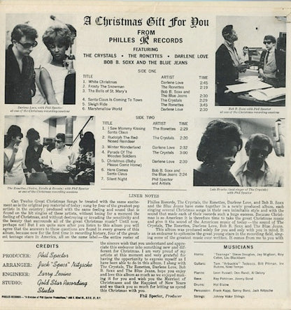 Various : A Christmas Gift For You From Philles Records (LP, Album, Mono)
