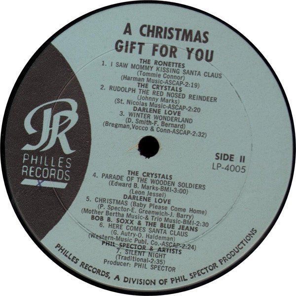 Various : A Christmas Gift For You From Philles Records (LP, Album, Mono)