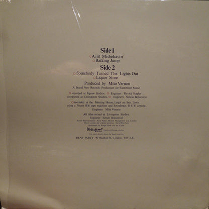 Rent Party : Ain't Misbehavin' (12")