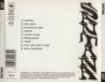 Santana : Santana (CD, Album, RE)