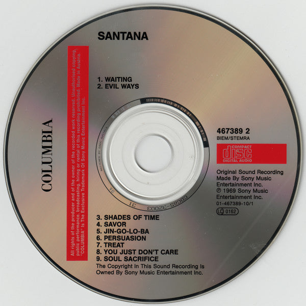 Santana : Santana (CD, Album, RE)