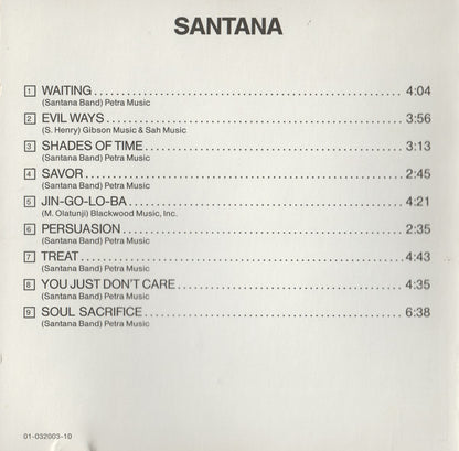 Santana : Santana (CD, Album, RE)