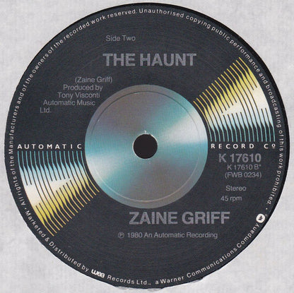 Zaine Griff : Ashes And Diamonds (7", Single)