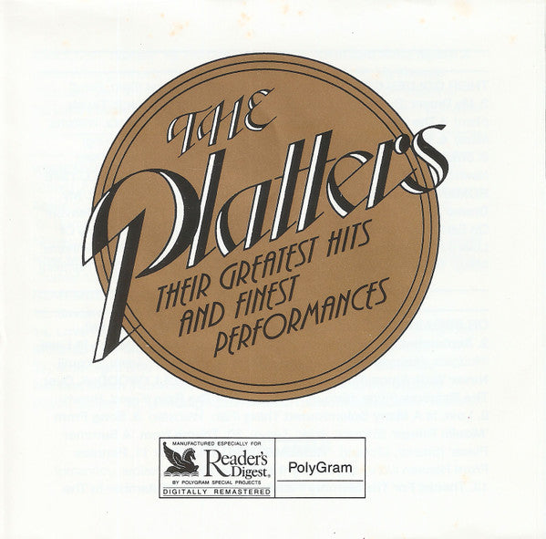 The Platters : The Platters - Their Greatest Hits & Finest Performances (3xCD, Comp)