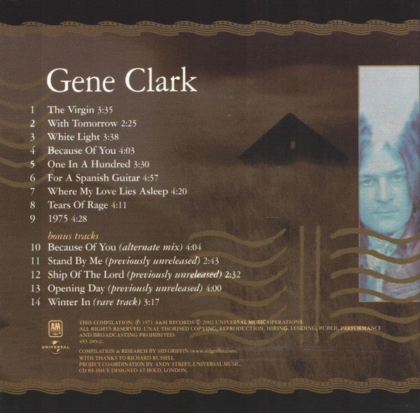 Gene Clark : White Light (CD, Album, RE, Uni)