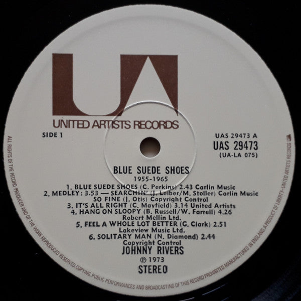 Johnny Rivers : Blue Suede Shoes (LP, Album)