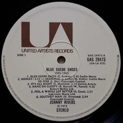 Johnny Rivers : Blue Suede Shoes (LP, Album)
