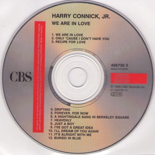Harry Connick, Jr. : We Are In Love (CD, Album)
