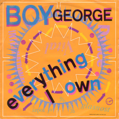 Boy George : Everything I Own (7", Single, Gre)