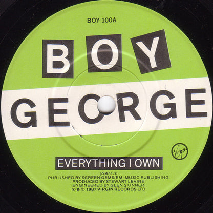 Boy George : Everything I Own (7", Single, Gre)