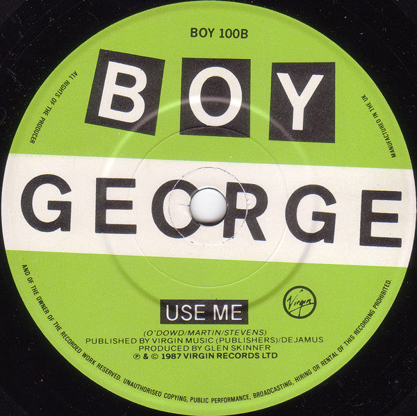 Boy George : Everything I Own (7", Single, Gre)