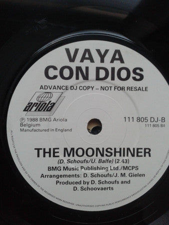 Vaya Con Dios : Don't Cry For Louie (7", Advance, DJ )