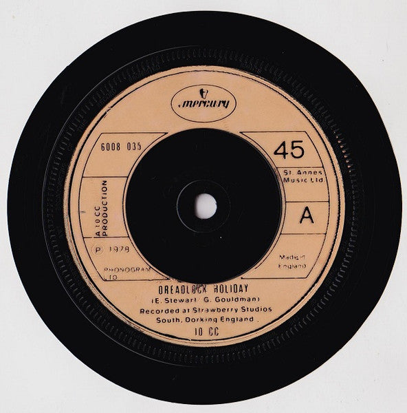10cc : Dreadlock Holiday (7", Single, Bei)