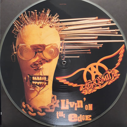 Aerosmith : Livin' On The Edge (12", Single, Ltd, Num, Pic)