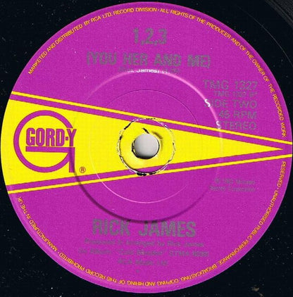 Rick James + Smokey Robinson : Ebony Eyes (7", Single)