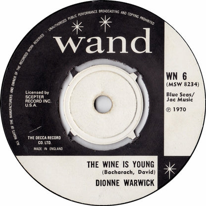Dionne Warwick : Paper Maché (7", Single)