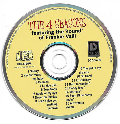 The Four Seasons : Sherry & 15 Others (CD, Album)