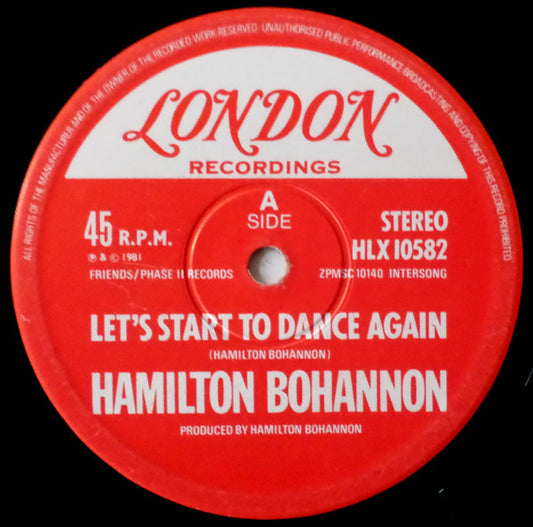 Hamilton Bohannon : Let's Start To Dance Again (12")
