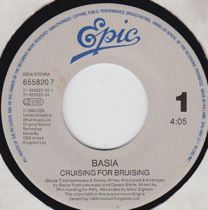 Basia : Cruising For Bruising (7", Single)