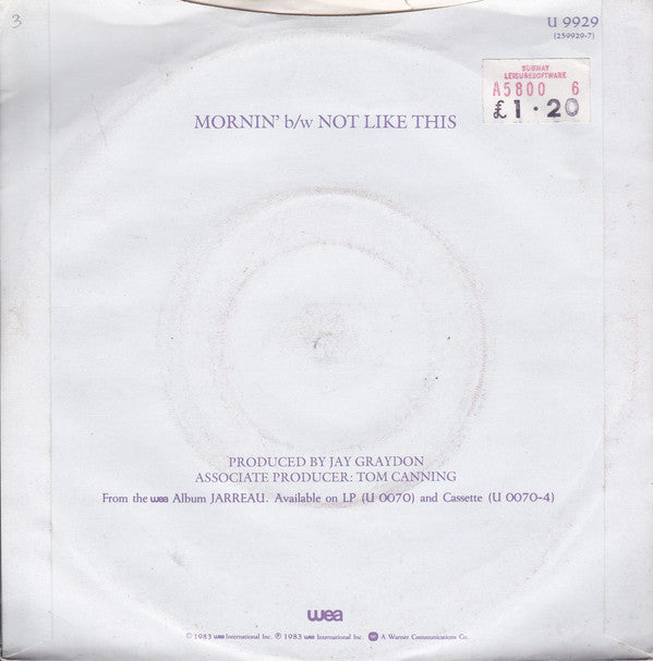 Al Jarreau : Mornin' (7")