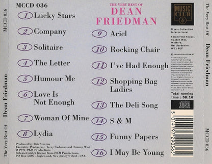 Dean Friedman : The Very Best Of (CD, Comp, MPO)