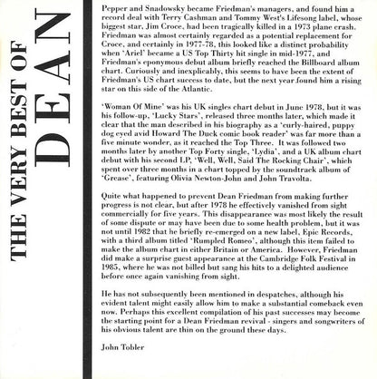 Dean Friedman : The Very Best Of (CD, Comp, MPO)