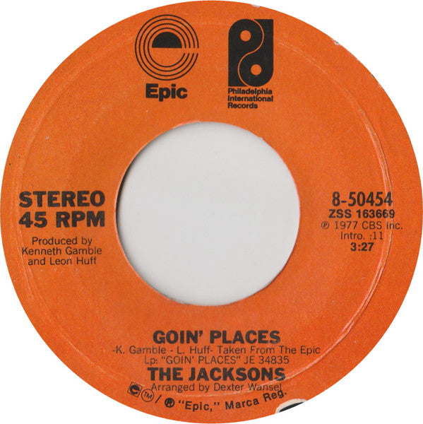 The Jacksons : Goin' Places (7", Single, Styrene, San)