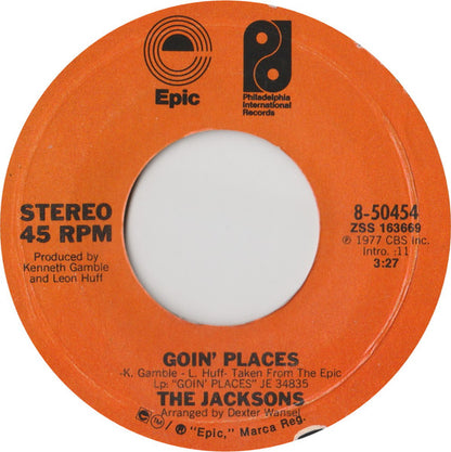 The Jacksons : Goin' Places (7", Single, Styrene, San)