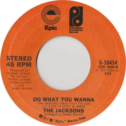 The Jacksons : Goin' Places (7", Single, Styrene, San)