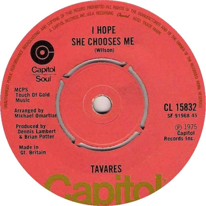 Tavares : It Only Takes A Minute (7", Single)