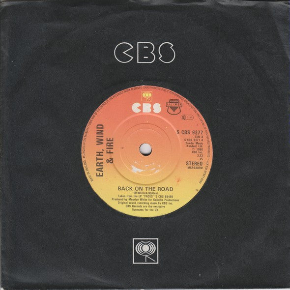Earth, Wind & Fire : Back On The Road (7", Single)