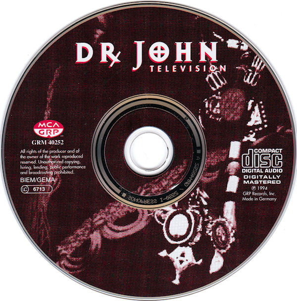 Dr. John : Television (CD, Album)