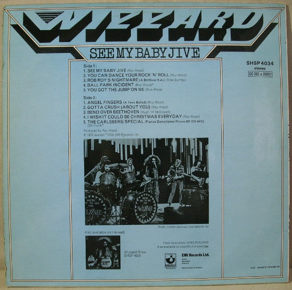 Wizzard (2) : See My Baby Jive (LP, Comp)
