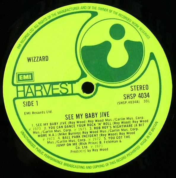 Wizzard (2) : See My Baby Jive (LP, Comp)