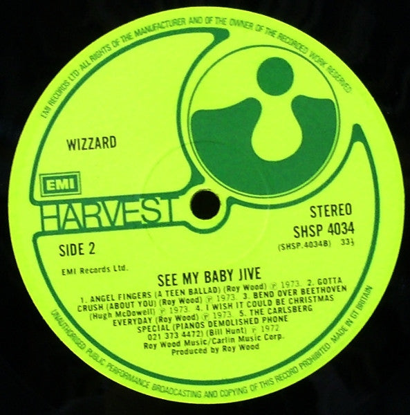 Wizzard (2) : See My Baby Jive (LP, Comp)