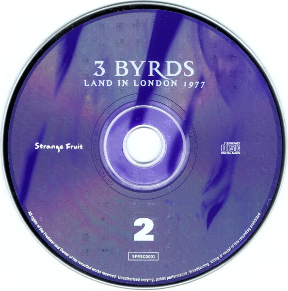 McGuinn, Clark & Hillman : 3 Byrds Land In London (2xCD, Album)
