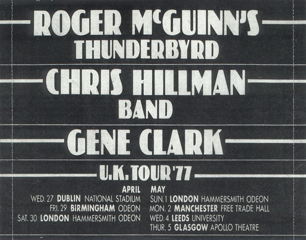 McGuinn, Clark & Hillman : 3 Byrds Land In London (2xCD, Album)