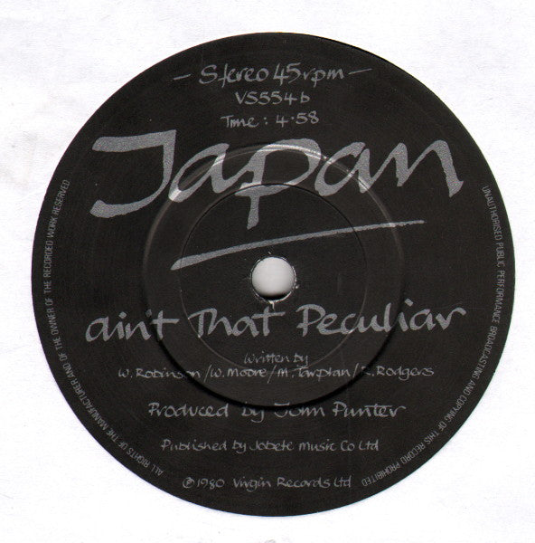 Japan : Nightporter (7", Single)