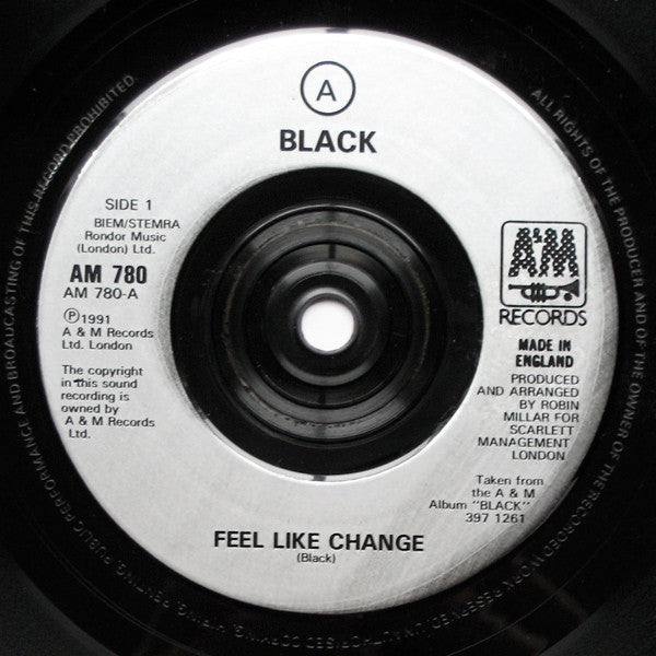 Black (2) : Feel Like Change (7", Single, Sil)
