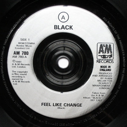 Black (2) : Feel Like Change (7", Single, Sil)