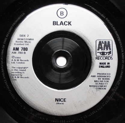 Black (2) : Feel Like Change (7", Single, Sil)