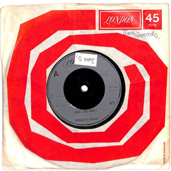 Ronald And Donald : Ducks And Drakes (7", Single, RP)