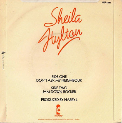 Sheila Hylton : Don't Ask My Neighbours (7", Single)