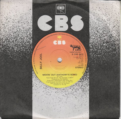 Billy Joel : Movin' Out (Anthony's Song) / Vienna (7", Single)