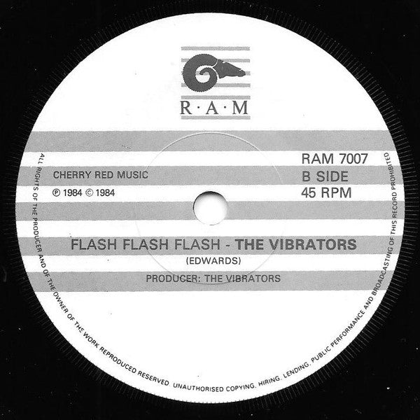 The Vibrators : Flying Home (7")