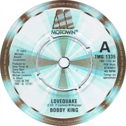 Bobby King : Lovequake (7", Single)