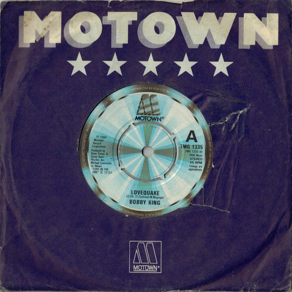 Bobby King : Lovequake (7", Single)