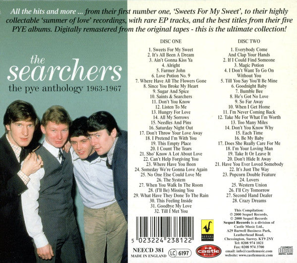 The Searchers : The Pye Anthology 1963-1967 (2xCD, Comp, Mono)