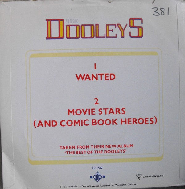 The Dooleys : Wanted (7", Single)