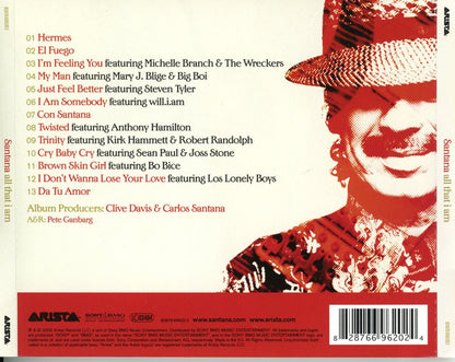 Santana : All That I Am (CD, Album)